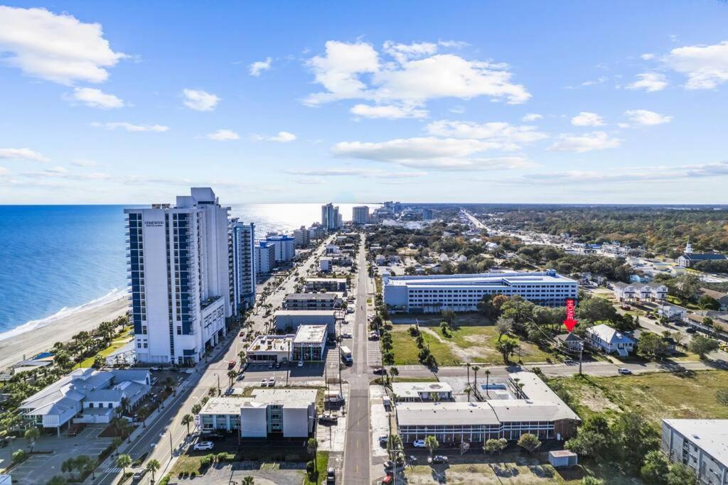 Dazzling Centrally Located Ocean View W 2 Kings, Huge Private Yard, 2 Decks, Firepit, Bbq Миртл-Бич Экстерьер фото